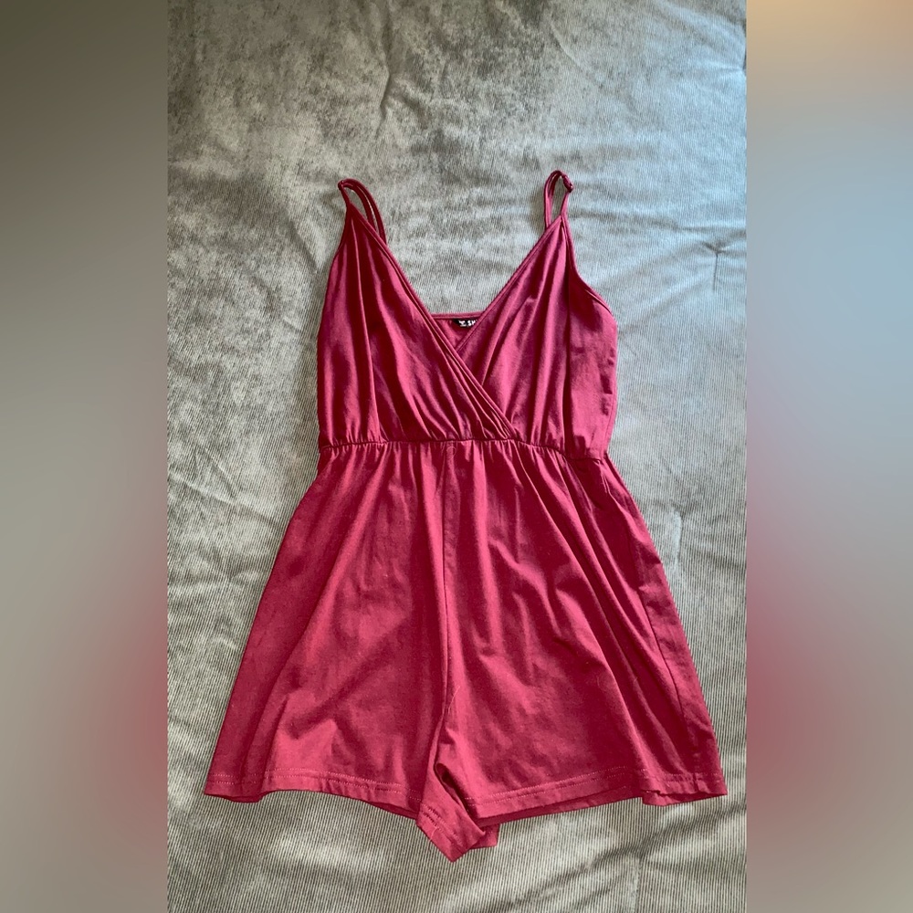 Shein Red Romper